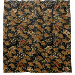 Cortina De Ducha Seda asiática