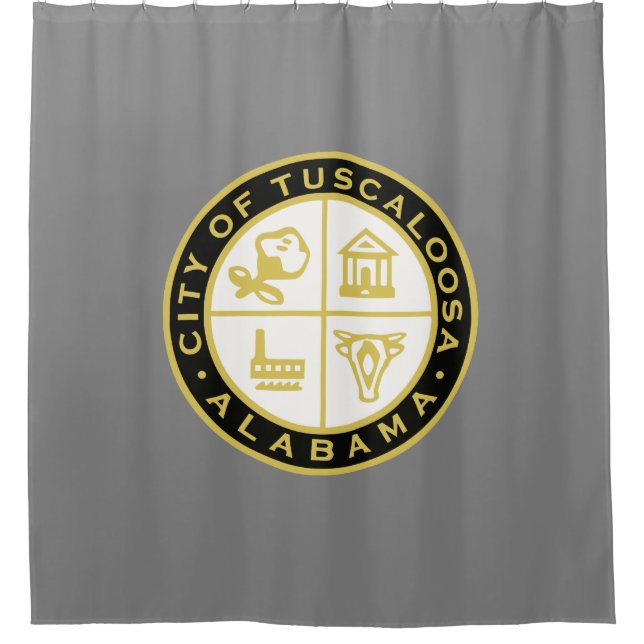Cortina De Ducha Sello de Tuscaloosa (Alabama) (Anverso)