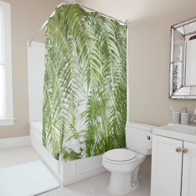 Cortina De Ducha Selva Fern #1 #botanic #wall #art (In situ)