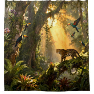 Cortina De Ducha Selva Tropical