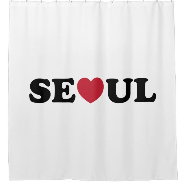 Cortina De Ducha Seoul Love Heart (Anverso)