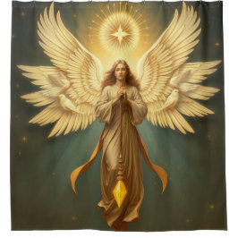 Cortina De Ducha „Seraphim – Flammen des Lichts, Wächter der Seele“