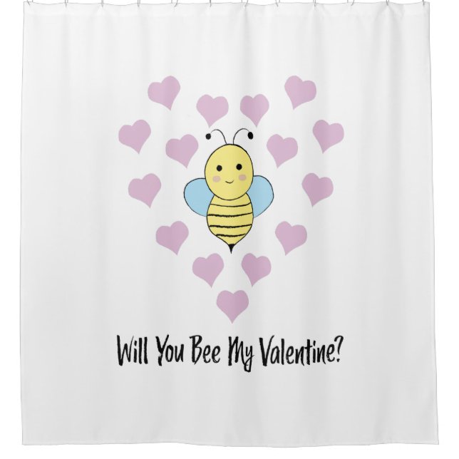 Cortina De Ducha ¿Serás Mi Valentín? (Anverso)