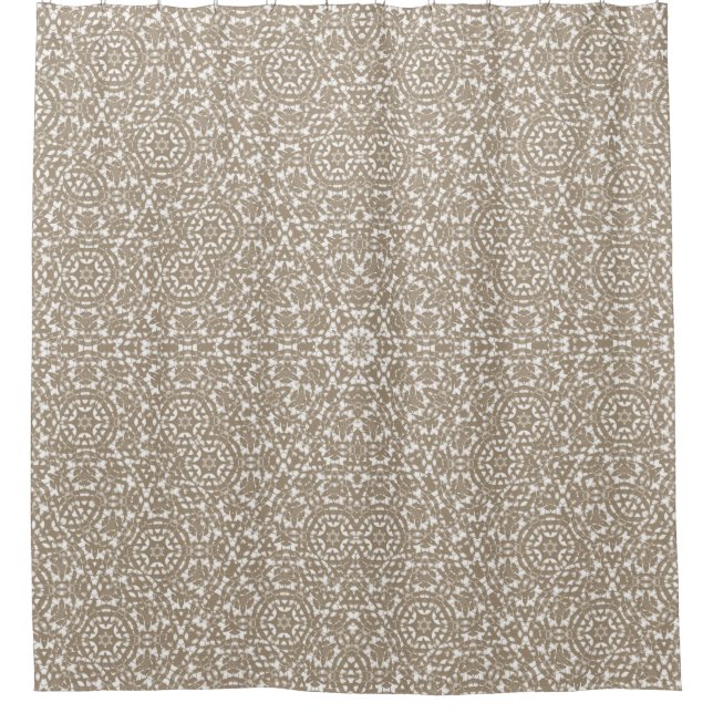 Cortina De Ducha Serenidad beige (Anverso)