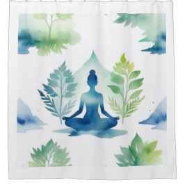 Cortina De Ducha Serenidad sobre Lotus