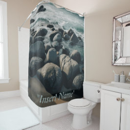 Cortina De Ducha Serenity Stones