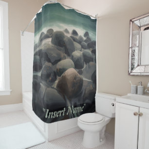 Cortina De Ducha Serenity Stones