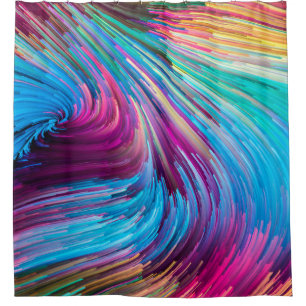 Cortina De Ducha Serie Color In Motion. Diseño de fondo 200 Mon MRO