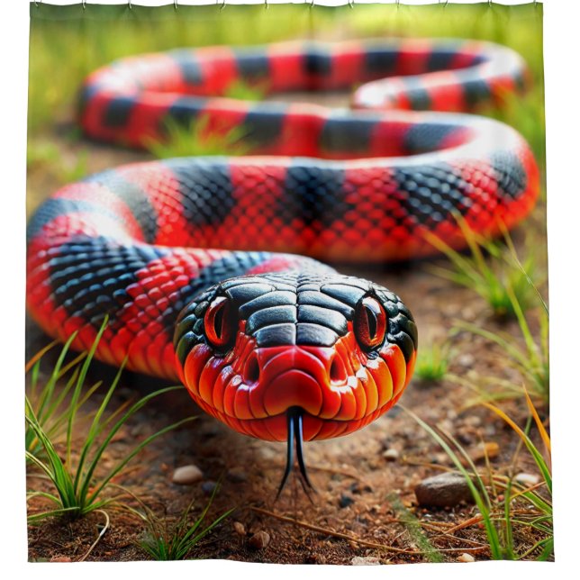 Cortina De Ducha Serpiente (Anverso)