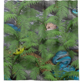 Cortina De Ducha Serpientes resbaladizas y furtivas