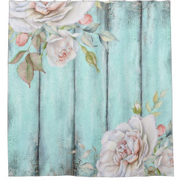 Cortina de ducha shabby country chic