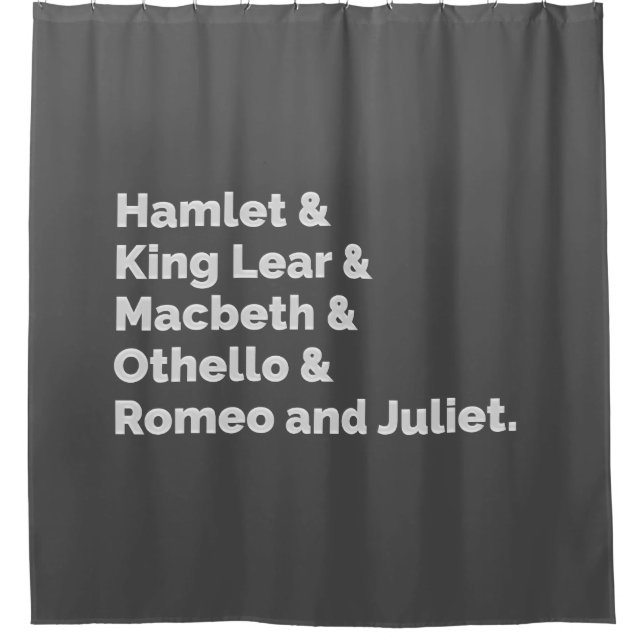 Cortina De Ducha Shakespeare Plays I (Anverso)