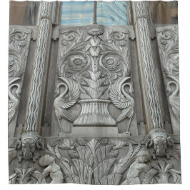 Cortina De Ducha Shower Curtain - Rams & Cherubs