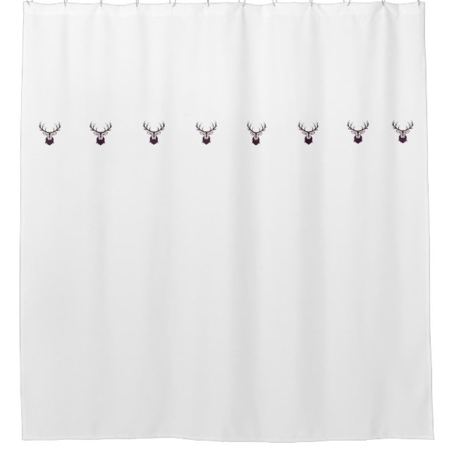Cortina De Ducha Shower curtain with deer / Duschvorhang mit Hirsch (Anverso)