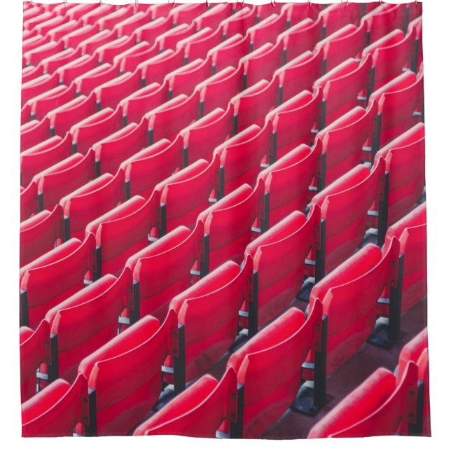 Cortina De Ducha Sillas de teatro rojas (Anverso)