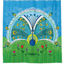 Simetría de pavo real encantador
