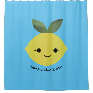 Cortina De Ducha Simplemente el limón más lindo de Kawaii