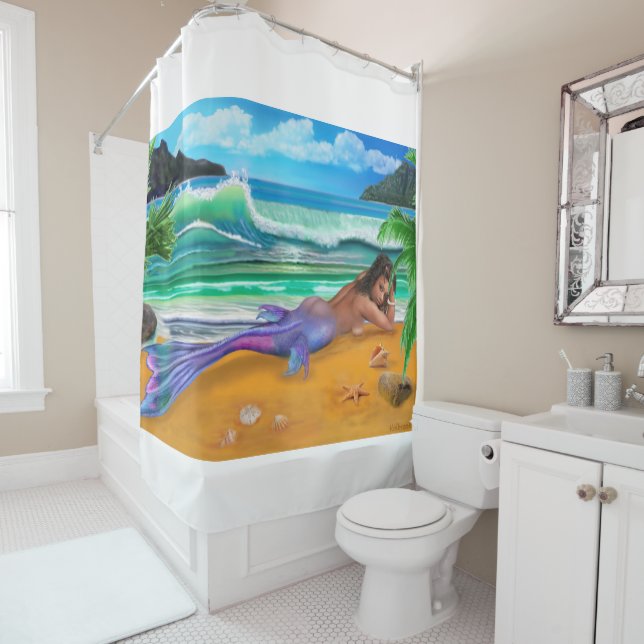 Cortina De Ducha Sirena encantada (In situ)
