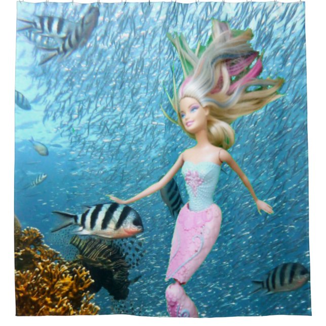Cortina De Ducha Sirena Famosa (Anverso)