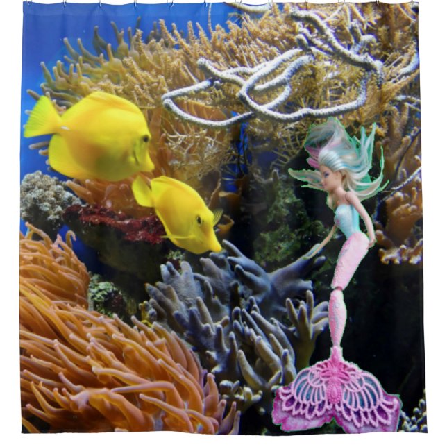 Cortina De Ducha Sirena Famosa (Anverso)
