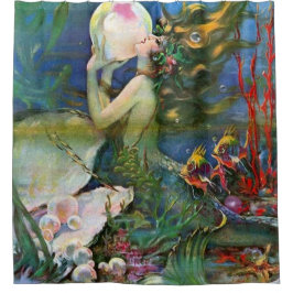 Cortina De Ducha sirena fantástica