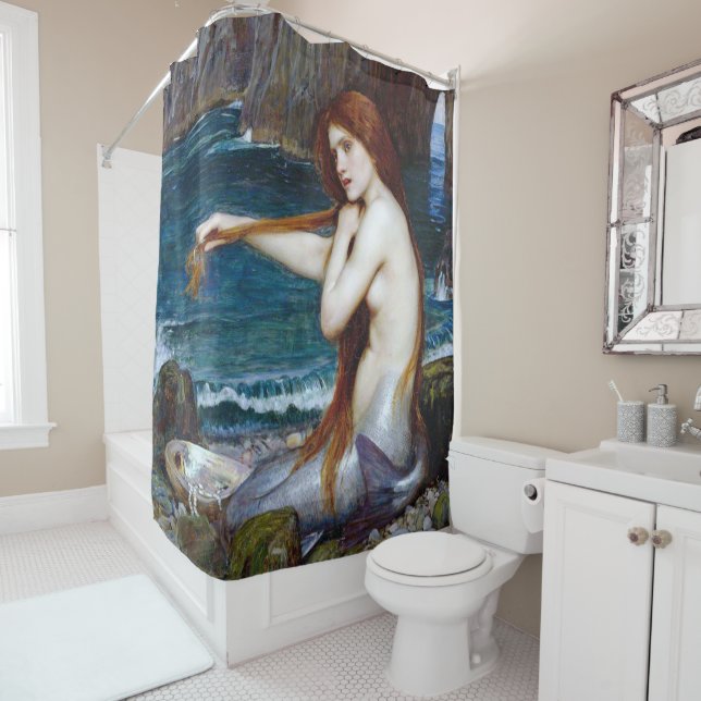 Cortina De Ducha Sirena, John William Waterhouse (In situ)