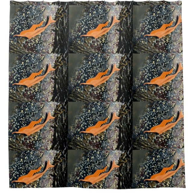 Cortina De Ducha Sirenas de buceo profundo (Anverso)