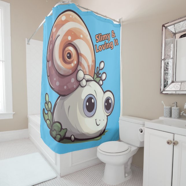 Cortina De Ducha Slimy and Love It (In situ)