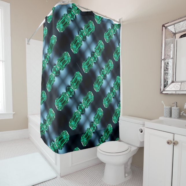 Cortina De Ducha „Smaragd – Das grüne Herz der Erde“ (In situ)