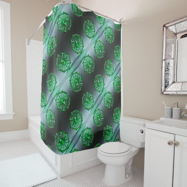 Cortina De Ducha „Smaragd – Das grüne Herz der Erde“ (In situ)