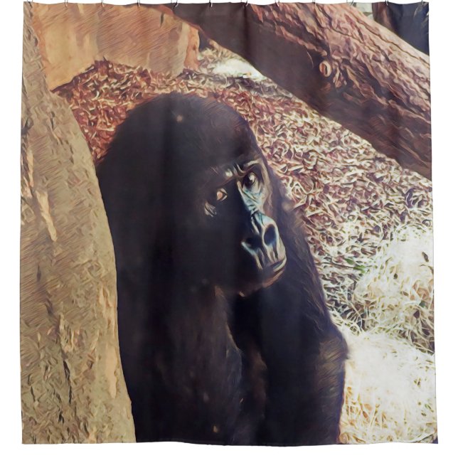 Cortina De Ducha SmartMix Animal-Gorilla (Anverso)