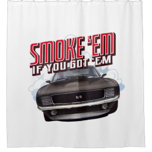 Cortina De Ducha Smoke Em Camaro