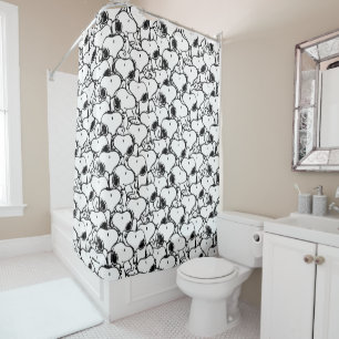 Cortina De Ducha Snoopy Classic Comics Pattern