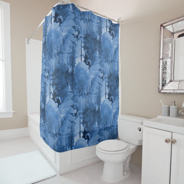 Cortina De Ducha Snow flowers..... (In situ)