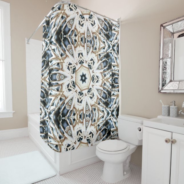 Cortina De Ducha Snow Web (In situ)