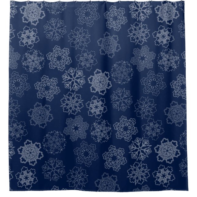 Cortina De Ducha Snowflake (Anverso)