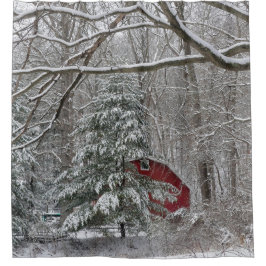 Cortina De Ducha Snowley Red Barn