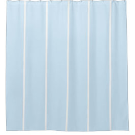 Cortina De Ducha Soft Color Vertical Stripe Pattern Design