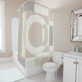 Cortina De Ducha Soft Geometric Blocks – Simple and Sleek