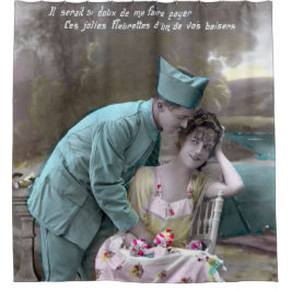 Cortina De Ducha Soldado y amante