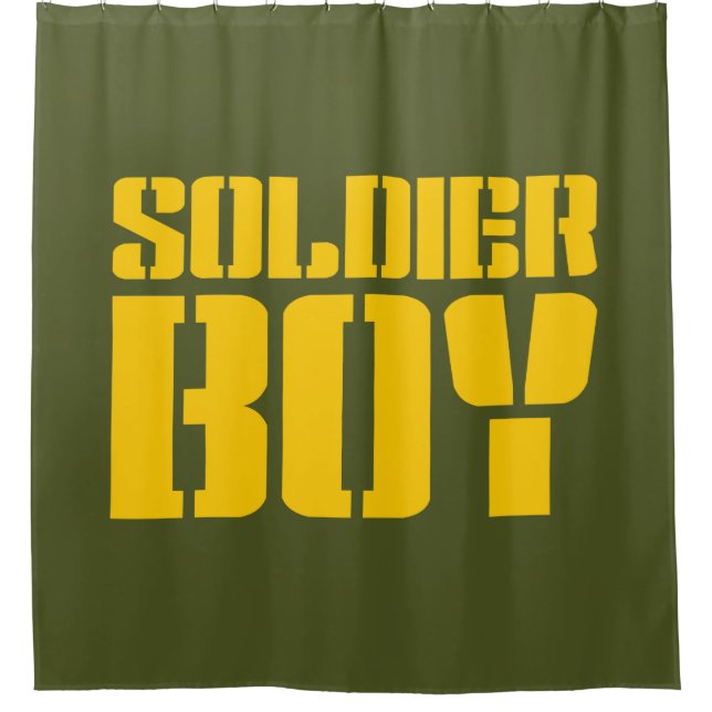 CORTINA DE DUCHA SOLDIER BOY (Anverso)