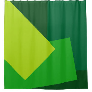 Cortina De Ducha Sólo GEO Colores mezcla verde + tus ideas