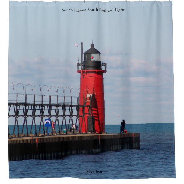 Cortina de ducha South Haven South Pierhead Light (Anverso)