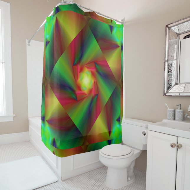 Cortina De Ducha Spears de diamantes 6 (In situ)