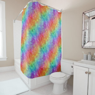 Cortina De Ducha spellcaster - resistente prisma del arcoiris sombr