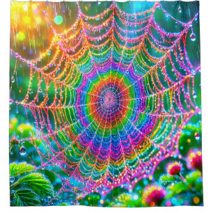 Cortina De Ducha Spider Web