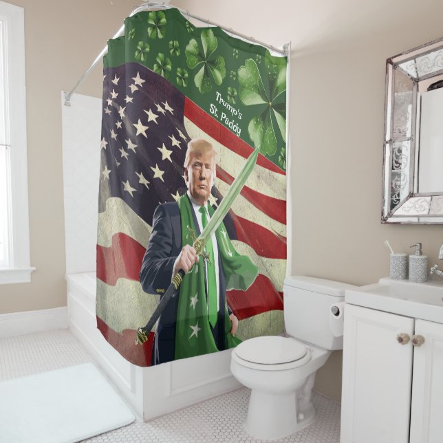 Cortina De Ducha St. Paddy de Trump (In situ)