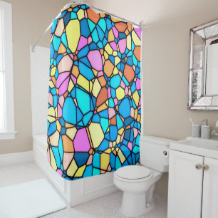 Cortina De Ducha Stain Glass Lite