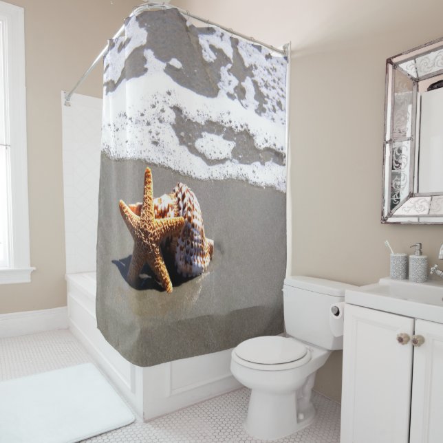 Cortina De Ducha Starfish And Shell (In situ)