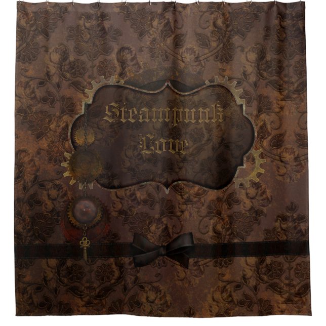 Cortina De Ducha Steampunk Love 2 (Anverso)